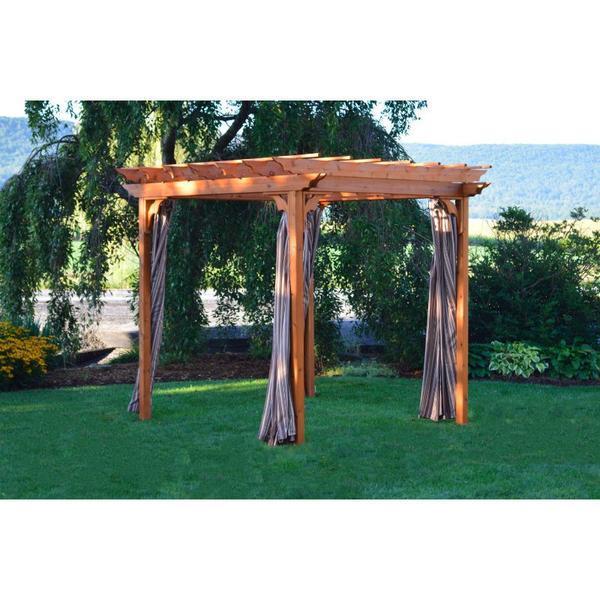 A & L Furniture A & L Furniture Pergola Curtains (Hooks Included) Pergola Curtains