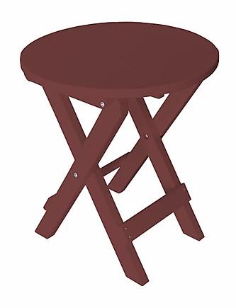 A & L Furniture A & L Furniture Poly Coronado Round Folding Bistro Table Bistro Table