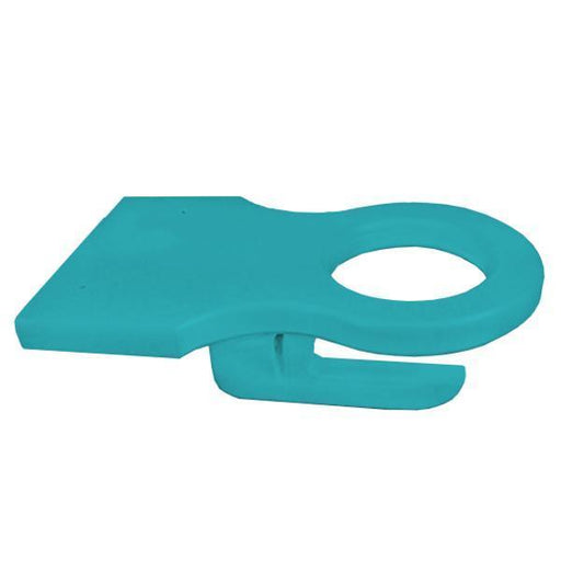 A & L Furniture A & L Furniture Poly Cup Holder (Attach under arm to any piece of furniture) Aruba Blue Cup Holder 910-Aruba Blue