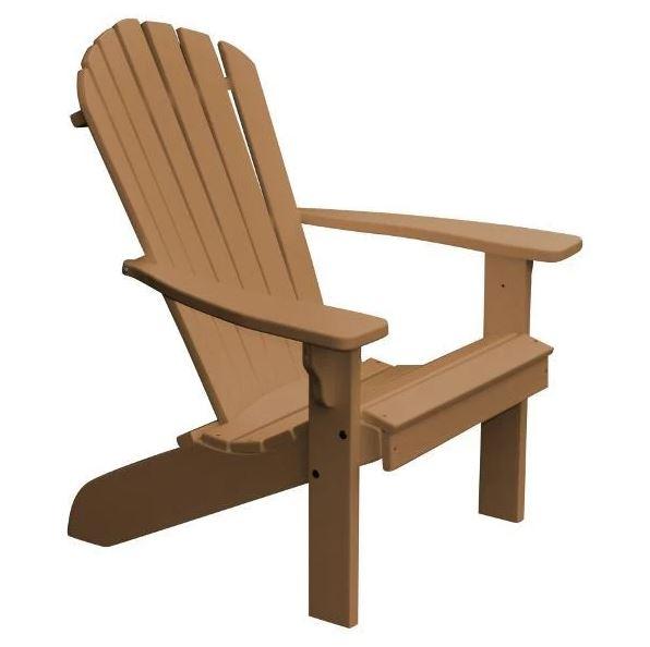 A & L Furniture A & L Furniture Poly Fanback Adirondack Chair Cedar Chair 880-Cedar