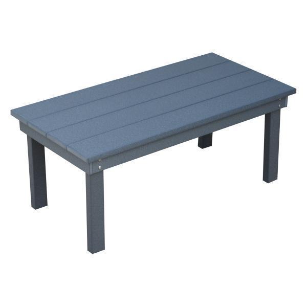 A & L Furniture A & L Furniture Poly Hampton Coffee Table Aruba Blue Coffee Table 898-Aruba Blue