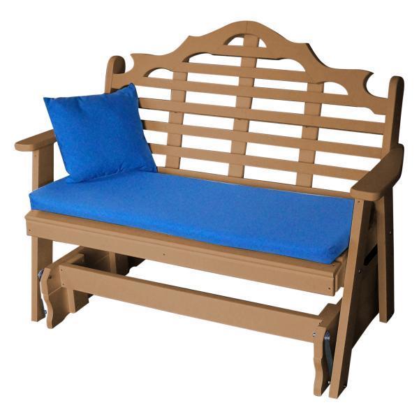 A & L Furniture A & L Furniture Poly Marlboro Glider 4ft / Cedar Glider 877-4FT-Cedar