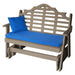 A & L Furniture A & L Furniture Poly Marlboro Glider 4ft / Weathered Wood Glider 877-4FT-Weathered Wood