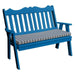 A & L Furniture A & L Furniture Poly Royal English Garden Bench 4ft / Blue Bench 855-4FT-Blue