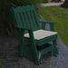 A & L Furniture A & L Furniture Poly Royal English Gliding Chair Turf Green Glider 922-Turf Green