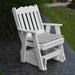 A & L Furniture A & L Furniture Poly Royal English Gliding Chair White Glider 922-White