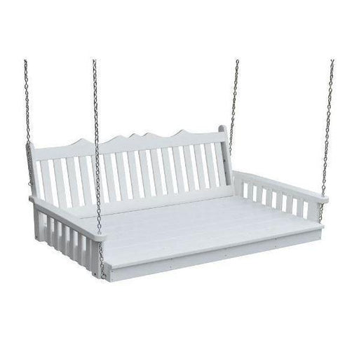 A & L Furniture A & L Furniture Poly Royal English Swingbed 4ft / Aruba Blue Swingbed 945-4FT-Aruba Blue