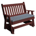 A & L Furniture A & L Furniture Poly Traditional English Glider 4ft / Cherrywood Glider 870-4FT-Cherrywood