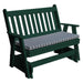 A & L Furniture A & L Furniture Poly Traditional English Glider 4ft / Turf Green Glider 870-4FT-Turf Green