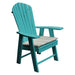 A & L Furniture A & L Furniture Poly Upright Adirondack Chair Aruba Blue Chair 882-Aruba Blue