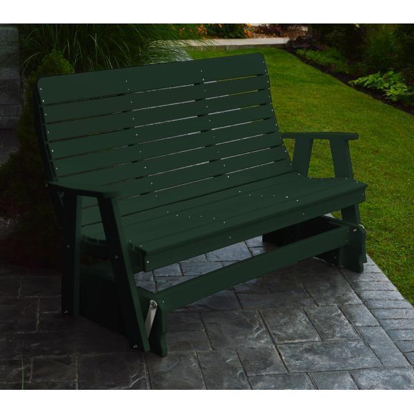 A & L Furniture A & L Furniture Poly Winston Glider 4ft / Turf Green Glider 872-4FT-Turf Green