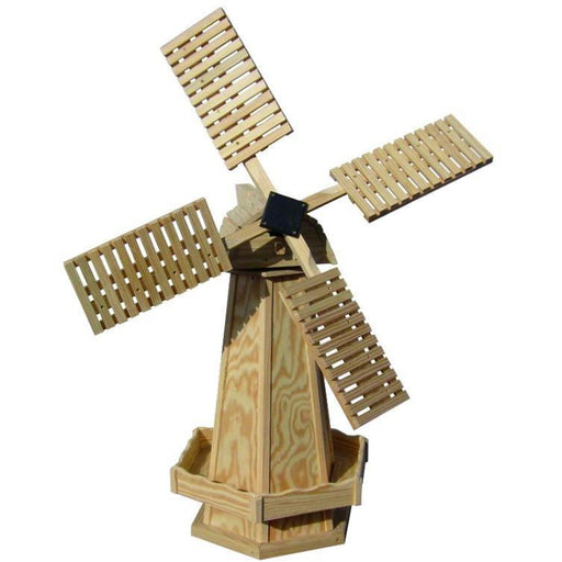 A & L Furniture A & L Furniture Pressure Treated Dutch Windmill Small / Unfinished Windmills 30-Small-Unfinished