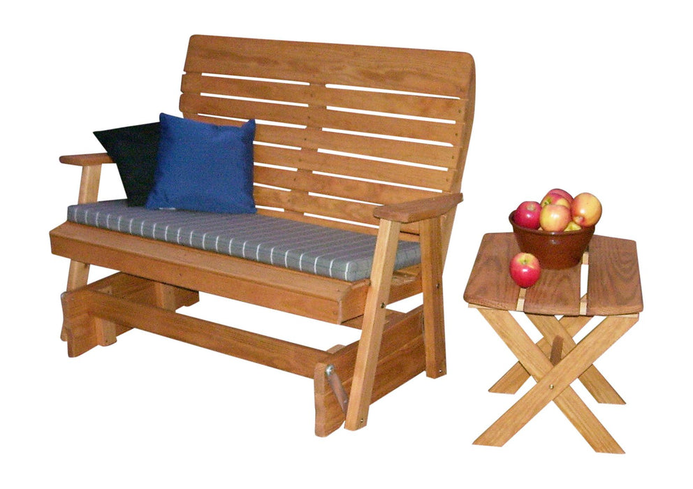 A & L Furniture A & L Furniture Pressure Treated Pine Highback Glider Glider