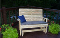 A & L Furniture A & L Furniture Pressure Treated Pine Highback Glider Glider