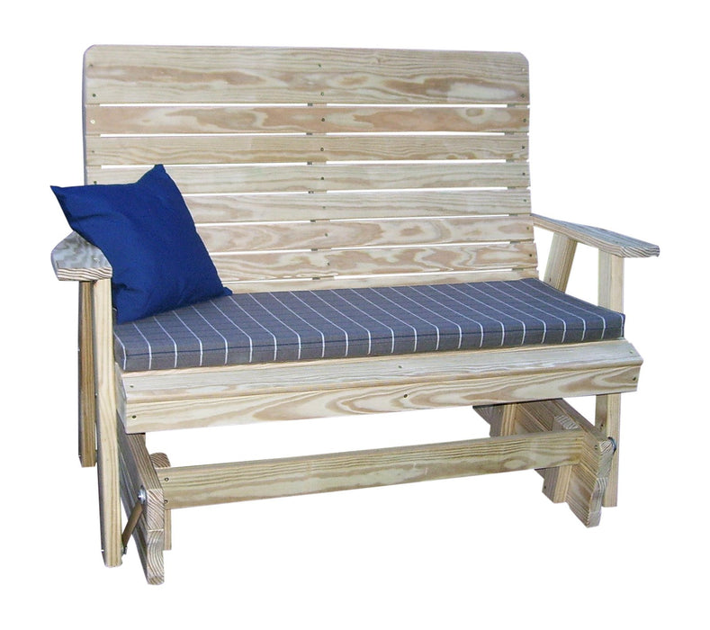 A & L Furniture A & L Furniture Pressure Treated Pine Highback Glider Glider