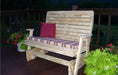 A & L Furniture A & L Furniture Pressure Treated Pine Highback Glider Glider