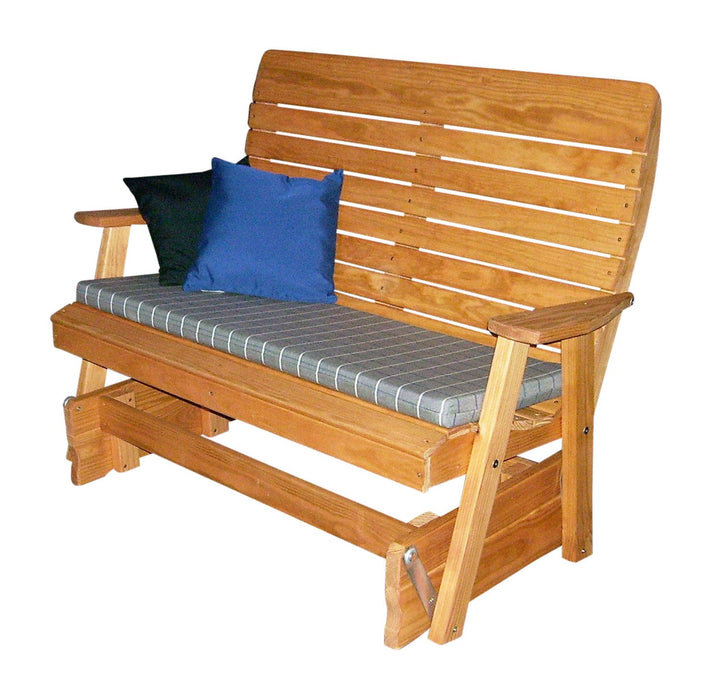 A & L Furniture A & L Furniture Pressure Treated Pine Highback Glider Glider