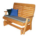 A & L Furniture A & L Furniture Pressure Treated Pine Highback Glider Glider