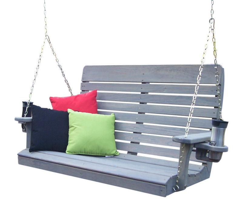 A & L Furniture A & L Furniture Pressure Treated Pine Highback Porch Swing Swing