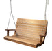 A & L Furniture A & L Furniture Pressure Treated Pine Highback Porch Swing Swing