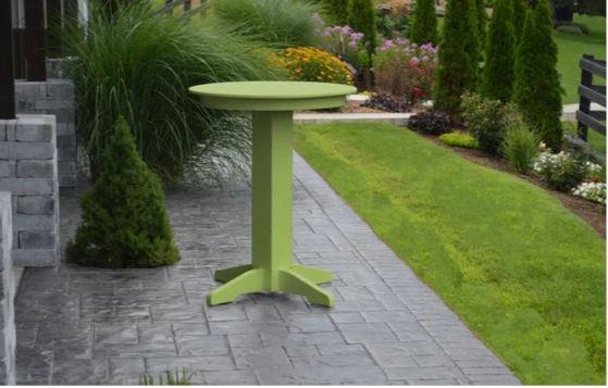 A & L Furniture A & L Furniture Round Bar Table- Specify for FREE 2" Umbrella Hole Bar Table