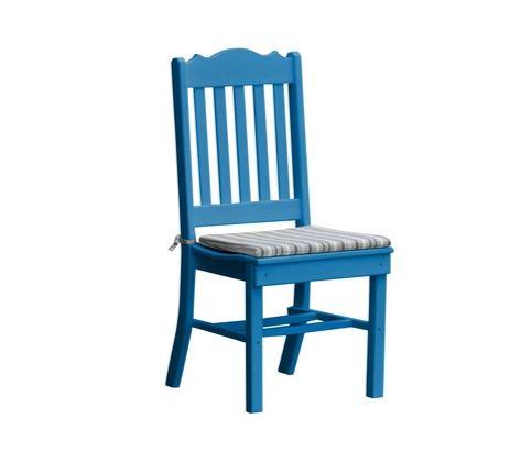 A & L Furniture A & L Furniture Royal Dining Chair Blue Dining Chair 4102-Blue