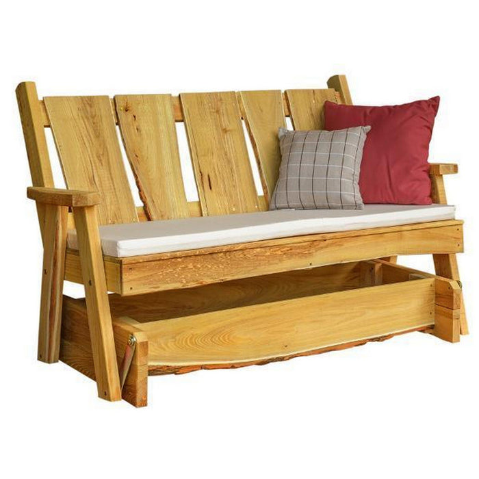 A & L Furniture A & L Furniture Timberland Garden Bench 5ft / Natural Stain Garden Bench 8165L-5FT-NS