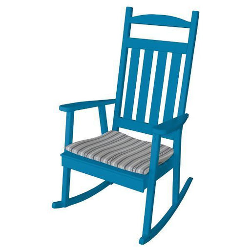 A & L Furniture A & L Furniture Yellow Pine Classic Porch Rocker Unfinished Rocker 680-Unfinished