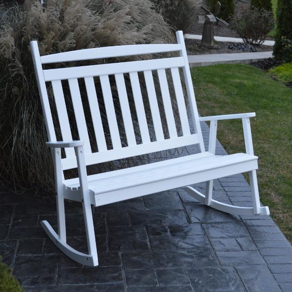 A & L Furniture A & L Furniture Yellow Pine Double Classic Porch Rocker Rocker