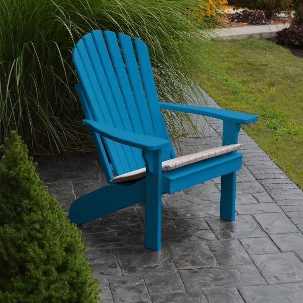 A & L Furniture A & L Furniture Yellow Pine Fanback Adirondack Chair Chair