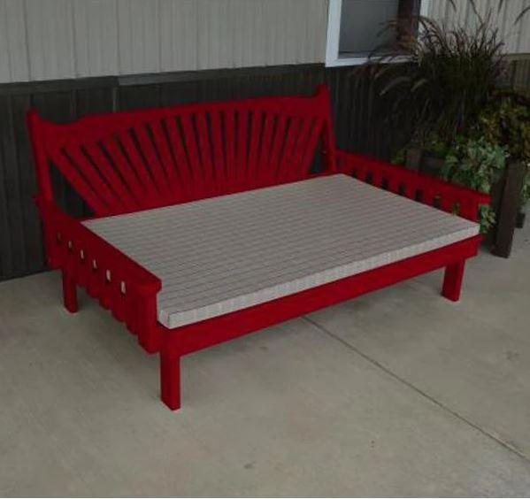 A & L Furniture A & L Furniture Yellow Pine Fanback Daybed Daybed