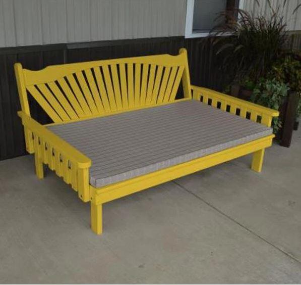 A & L Furniture A & L Furniture Yellow Pine Fanback Daybed Daybed