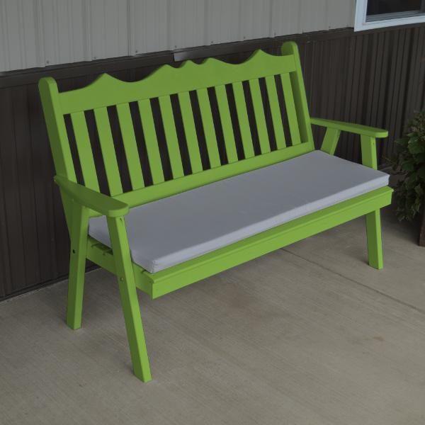 A & L Furniture A & L Furniture Yellow Pine Royal English Garden Bench Bench