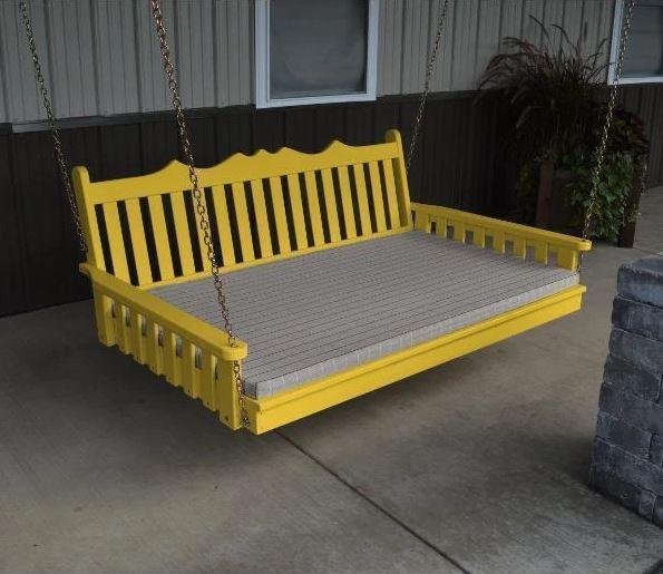 A & L Furniture A & L Furniture Yellow Pine Royal English Garden Swingbed Swingbed