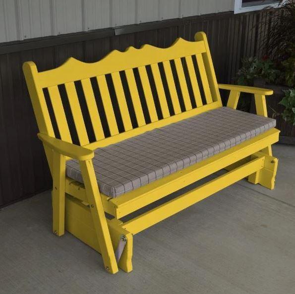 A & L Furniture A & L Furniture Yellow Pine Royal English Glider Glider