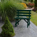 A & L Furniture A & L Furniture Yellow Pine Traditional Backed Bench Only Bench