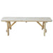 A & L Furniture A & L Furniture Yellow Pine Traditional Bench Only Bench