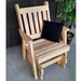 A & L Furniture A & L Furniture Yellow Pine Traditional English Glider Chair Chair