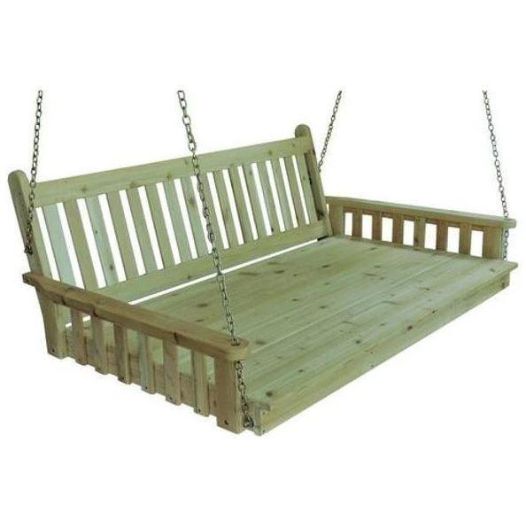 A & L Furniture A & L Furniture Yellow Pine Traditional English Swingbed Swingbed