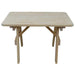 A & L Furniture A & L Furniture Yellow Pine Traditional Table Only Unfinished Table & Benches