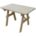 A & L Furniture A & L Furniture Yellow Pine Traditional Table Only Unfinished Table & Benches