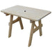 A & L Furniture A & L Furniture Yellow Pine Traditional Table Only Unfinished Table & Benches