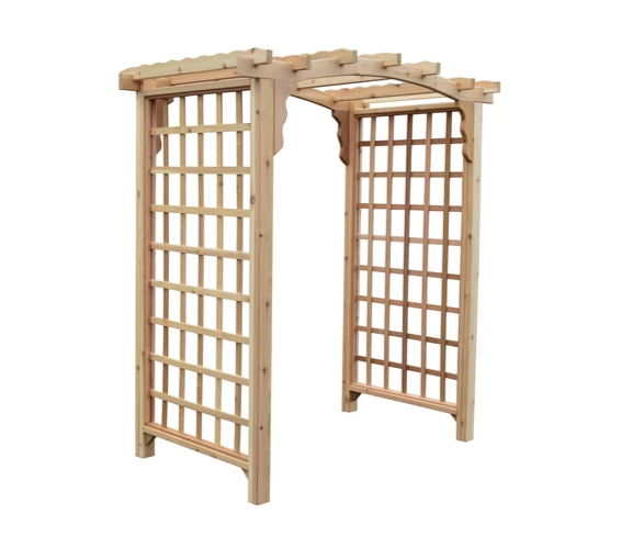 A & L Furniture Amish Handcrafted Cedar Wood Cambridge Arbor Cedar