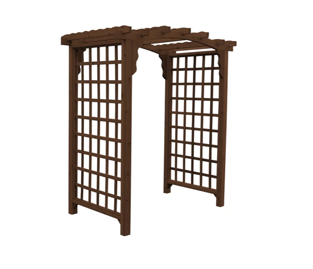 A & L Furniture Amish Handcrafted Cedar Wood Cambridge Arbor Cedar