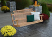 A & L Furniture Handcrafted Amish Bent Oak Porch Swing