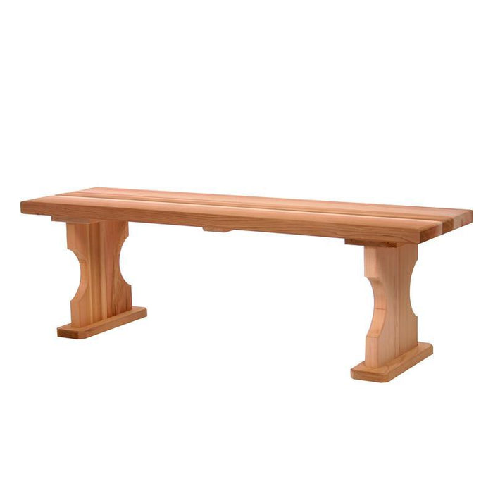 All Things Cedar All Things Cedar 4ft. Backless Bench 4 Ft Backless Bench Bench BB45