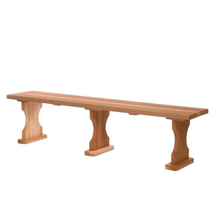 All Things Cedar All Things Cedar 4ft. Backless Bench 6 Ft Backless Bench Bench BB70