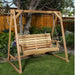 All Things Cedar All Things Cedar A-Frame w/ Swing Set A-Frame w/ 5 Ft Swing Set Porch Swing AF90-S