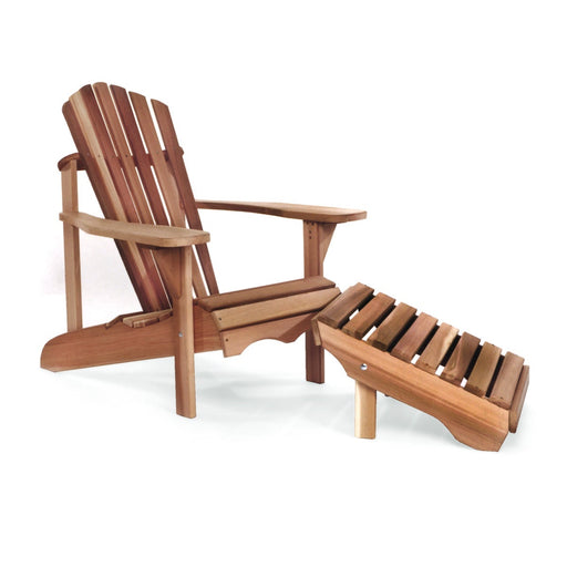 All Things Cedar All Things Cedar Adirondack Chair and Ottoman Chairs AAO21 842088001056