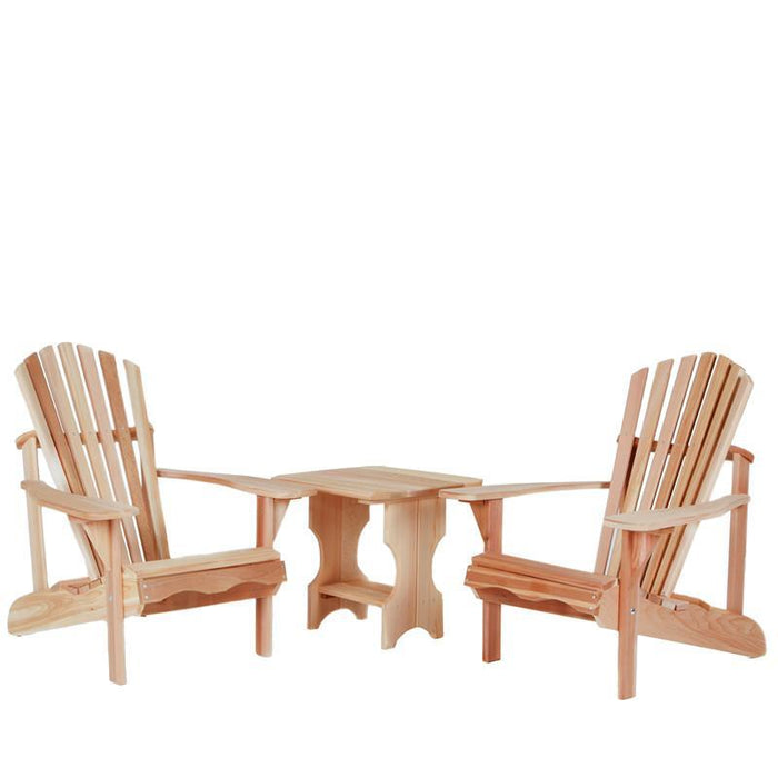 All Things Cedar All Things Cedar Adirondack Magazine Table 3 Pc Adirondack Table Set Tables ST24-Set